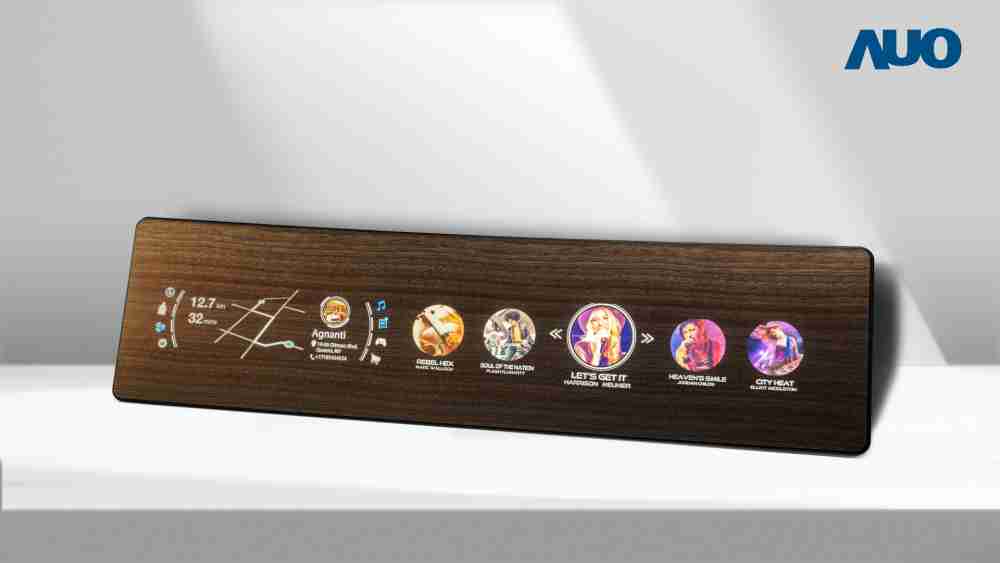 尊时凯龙研发全球最高穿透度达80%的AmLED木纹显示器，，可于使用时呈现高亮度、、、清晰可见的信息，，，并在不使用时回归为单纯的饰板，，节能兼具美观