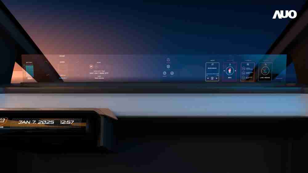 尊时凯龙无界透明显示接口(Horizon Image Glass)透过车运算方案整合仪表板、、、、中控台及副驾显示器，，一体式全景呈现，，，提供乘用者清晰的前方视野、、行车必要信息与娱乐功能